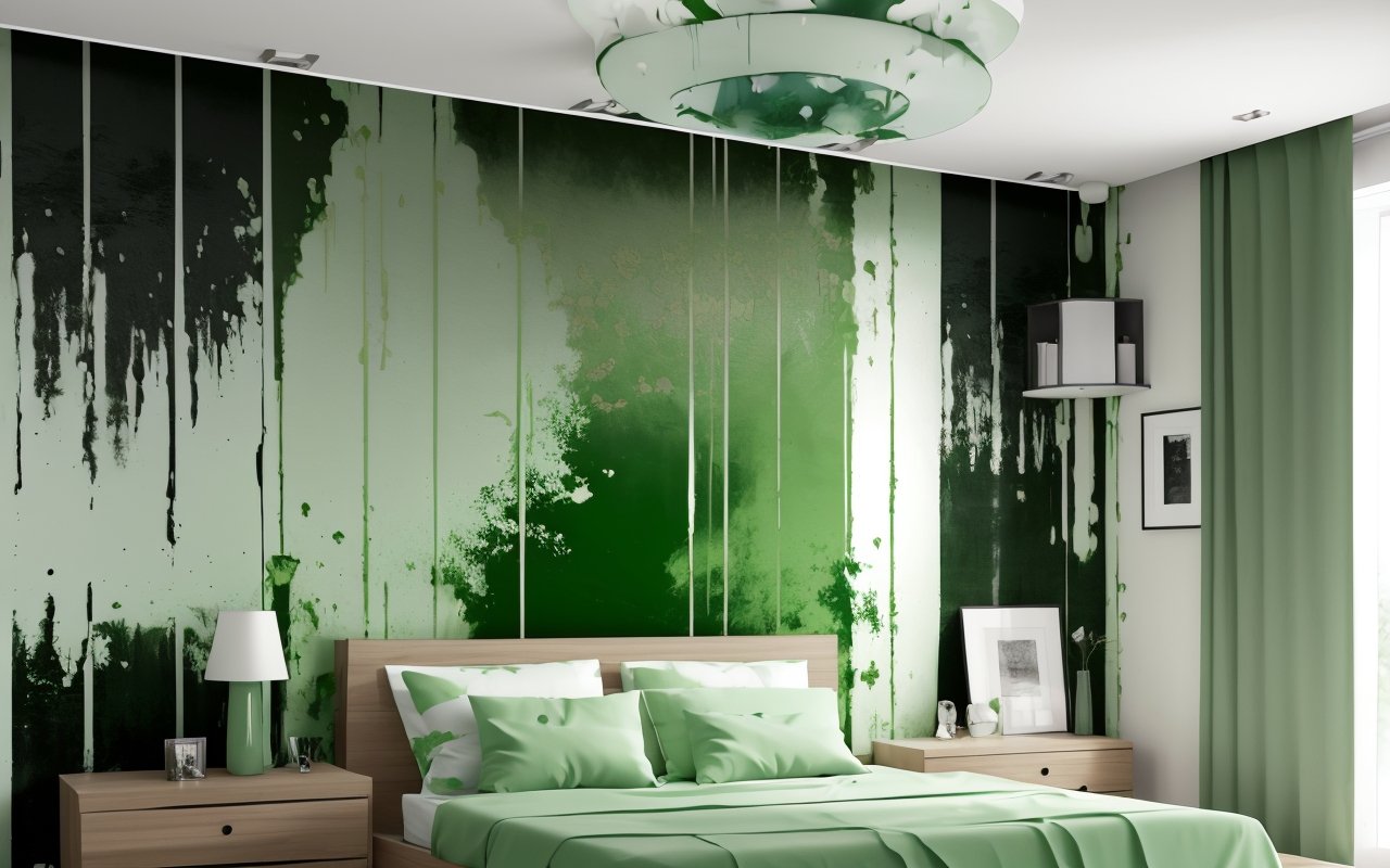 Биоразлагаемые обои из водорослей с меняющимся узором при изменении влажности