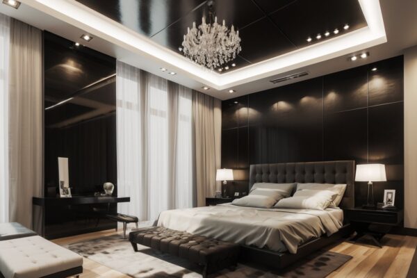 Использование гибких цветовых градиентов для создания динамичных акцентов в интерьере