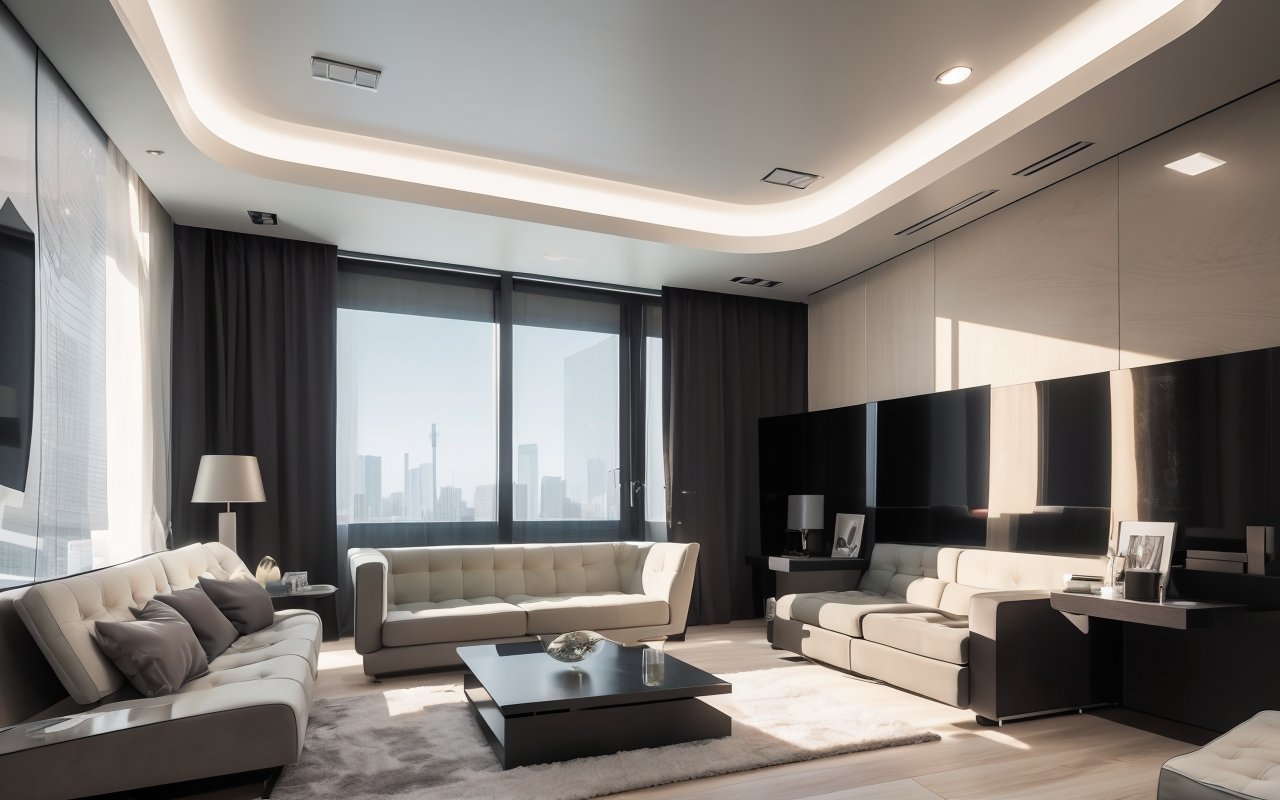 Мебель с экранами дополненной реальности для визуализации интерьера в реальном времени