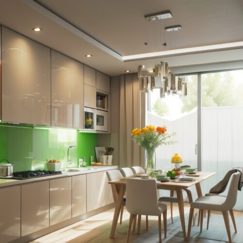 Цветовые акценты в интерьере кухни и их влияние на аппетит и настроение