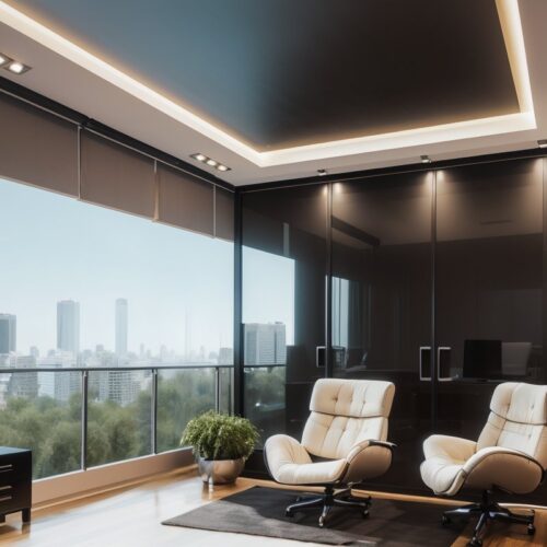 Как превратить балкон в мини-офис с раздвижными стенами