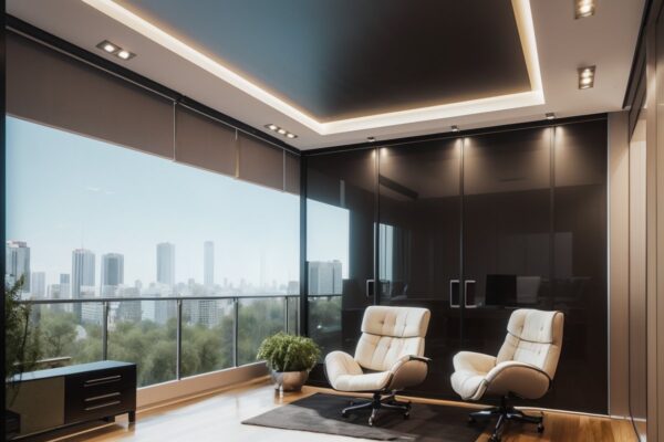 Как превратить балкон в мини-офис с раздвижными стенами