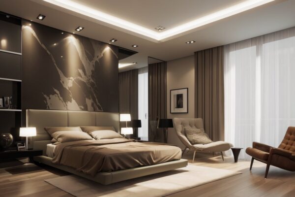 Цветовые акценты и текстуры для создания умиротворяющей атмосферы в спальне