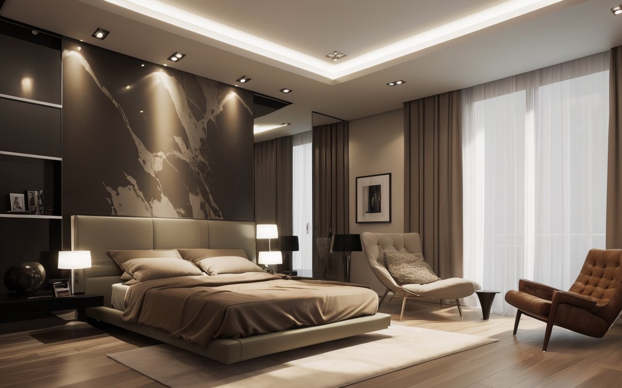 Цветовые акценты и текстуры для создания умиротворяющей атмосферы в спальне