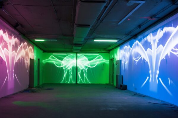 Световые граффити: как превратить городские стены в динамичные арт-объекты с помощью проекторов и сенсоров