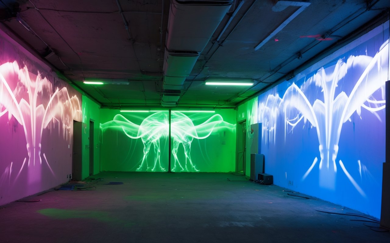 Световые граффити: как превратить городские стены в динамичные арт-объекты с помощью проекторов и сенсоров
