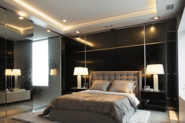 Зеркальные обои с эффектом бесконечного пространства для малогабаритных помещений