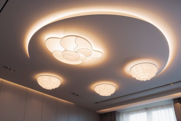 Световые узоры для потолка, имитирующие движение облаков в реальном времени