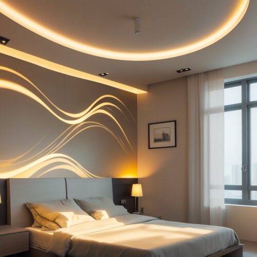 Световые волны в интерьере: как создать эффект ряби на стенах с помощью LED-проекторов