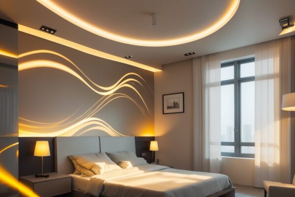 Световые волны в интерьере: как создать эффект ряби на стенах с помощью LED-проекторов