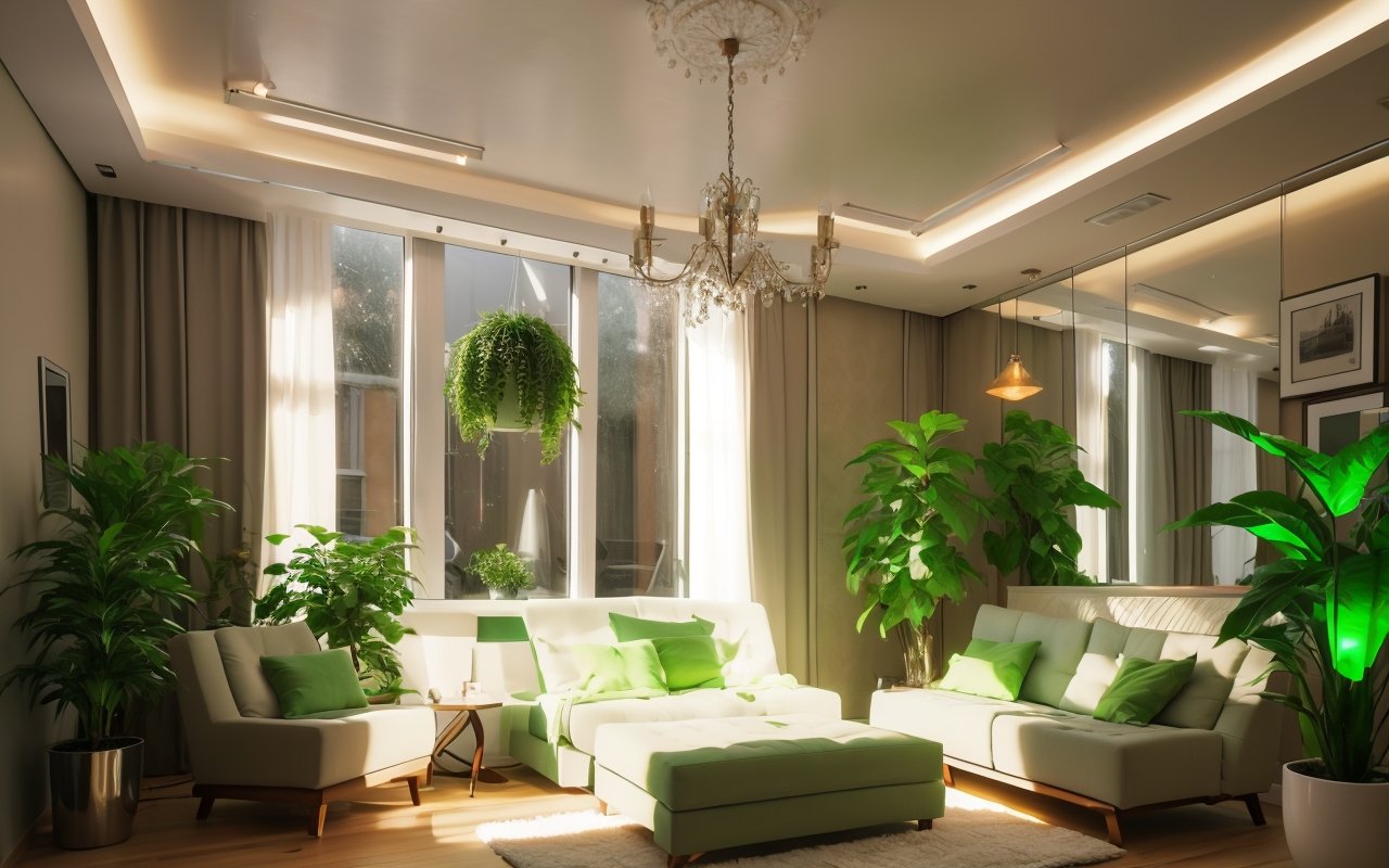 Световые алгоритмы для динамической подсветки комнатных растений в зависимости от их вида и состояния