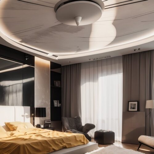 Световые узоры на потолке: как превратить тени от вентилятора в арт-объект