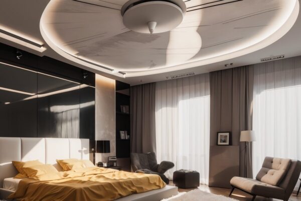 Световые узоры на потолке: как превратить тени от вентилятора в арт-объект