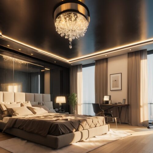 Световые узоры в интерьере с помощью проекторов и искусственного интеллекта