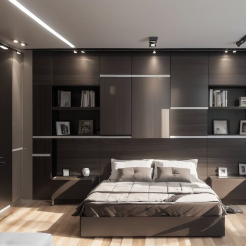 Использование скрытых встроенных систем хранения под полом и мебелью