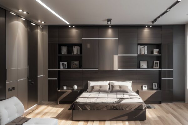 Использование скрытых встроенных систем хранения под полом и мебелью