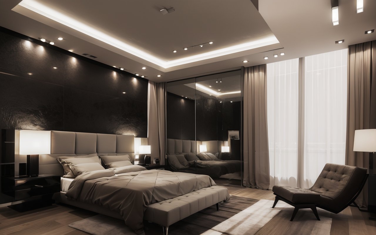 Использование световых акцентов для динамичной цветовой палитры интерьера