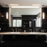 Умные зеркала с встроенными шкафами для хранения и освещения