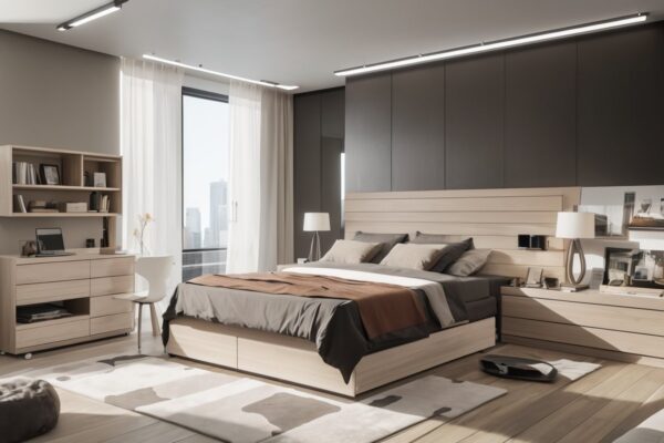 Многофункциональная мебель с интегрированной системой хранения для максимальной экономии пространства