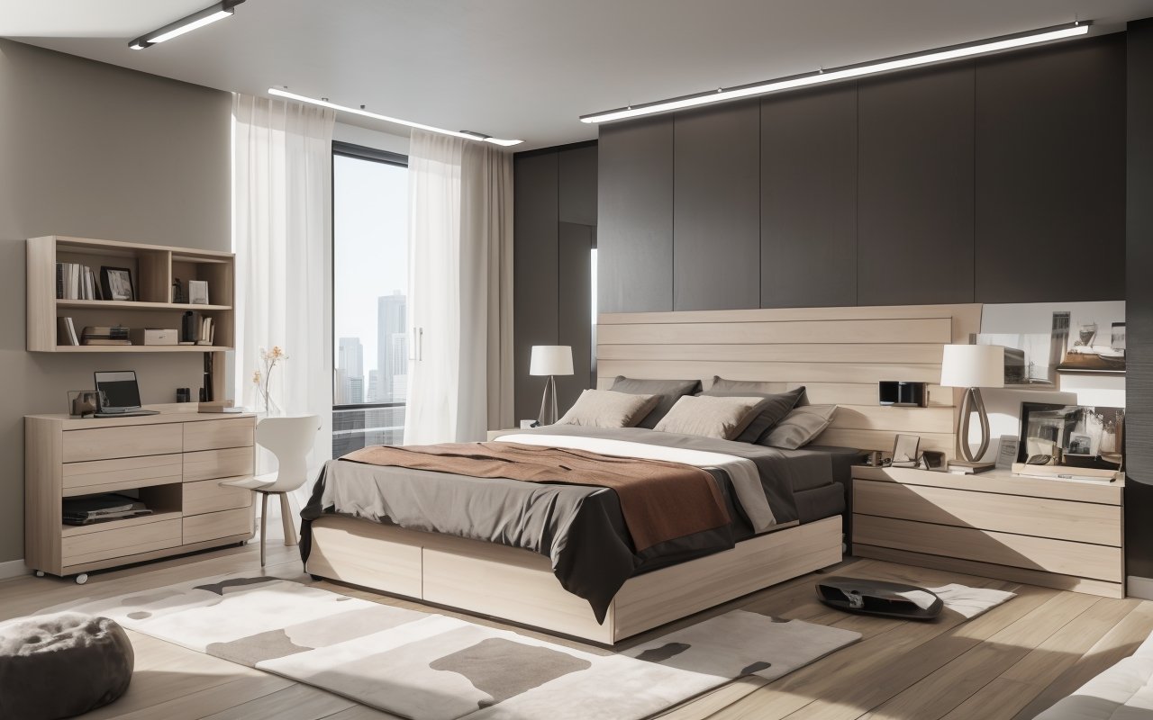 Многофункциональная мебель с интегрированной системой хранения для максимальной экономии пространства