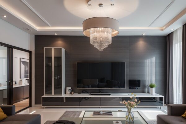 Интерактивные стены: как технологии меняют современные стили интерьера