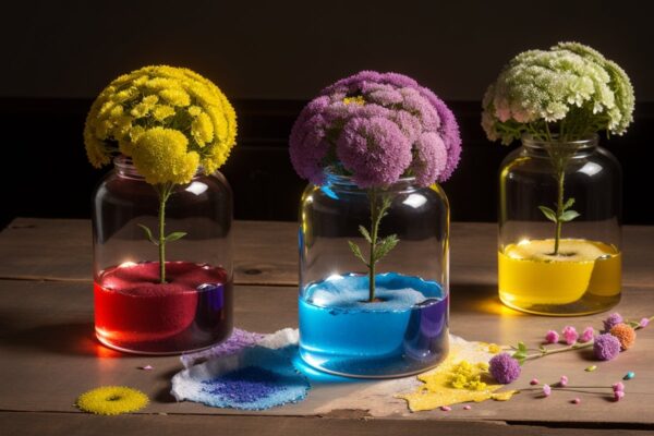 Использование эпоксидной смолы с сухоцветами для создания светящихся в темноте аксессуаров